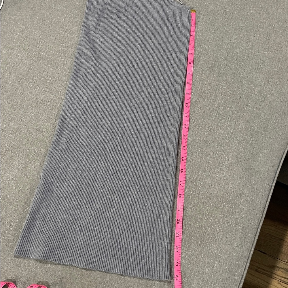 Zara One Shoulder Mini Ribbed Dress - Picture 9 of 10